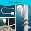 BDCFSL01-XJ - BLACK+DECKER Luz de serpiente, uso para luz de libro, luz de escritorio y luz de trabajo, 2 ajustes, flexible y recargable (BDCFSL01)