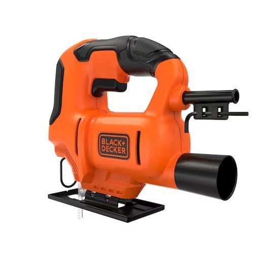 BES602-QS - BLACK+DECKER Sierra de calar con cable 400W, 3000 cpm, carrera de 18 mm, corte en bisel ±45° BES602-QS