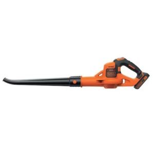 BLACK+DECKER Soplador PowerCommand 18V, 2 velocidades, flujo de aire óptimo, velocidad de 209 km/h, autonomía 27 min, NON INCLUYE BATERIA NI CARGADOR, GWC1820PC-QW (copia)