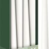 280E - Bolsius Velas cónicas Blanco 8 unidades