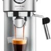 526L - Cecotec Cafetera para Espressos y Cappuccino Cafelizzia 790 Steel Pro con tara