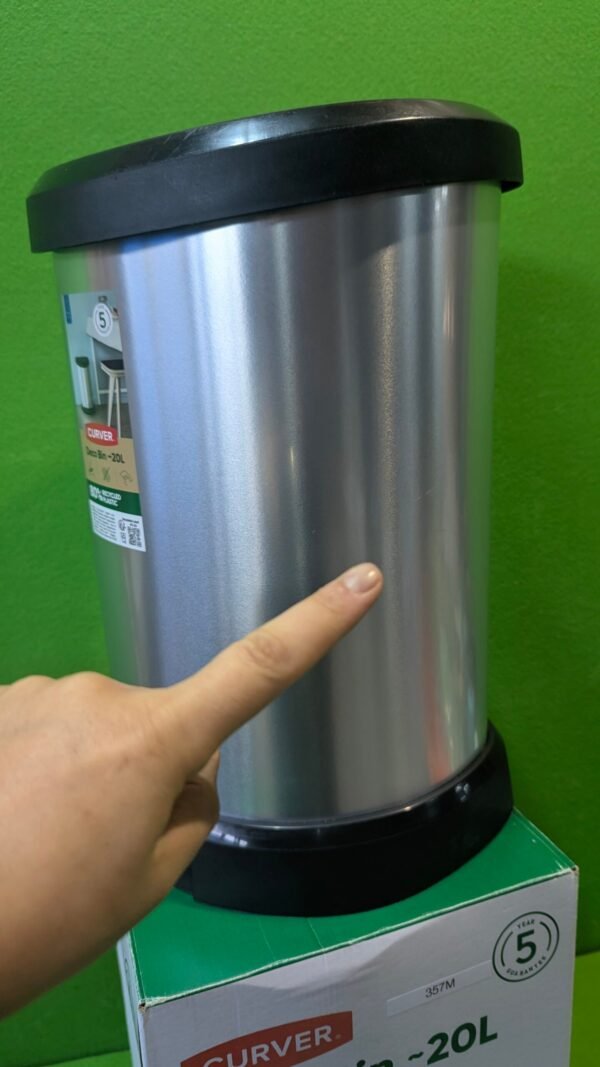 357M - Curver Cubo de basura con pedal 20L