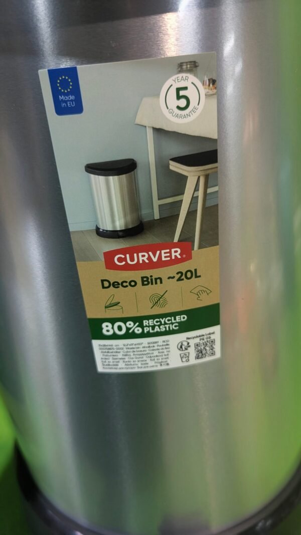 357M - Curver Cubo de basura con pedal 20L