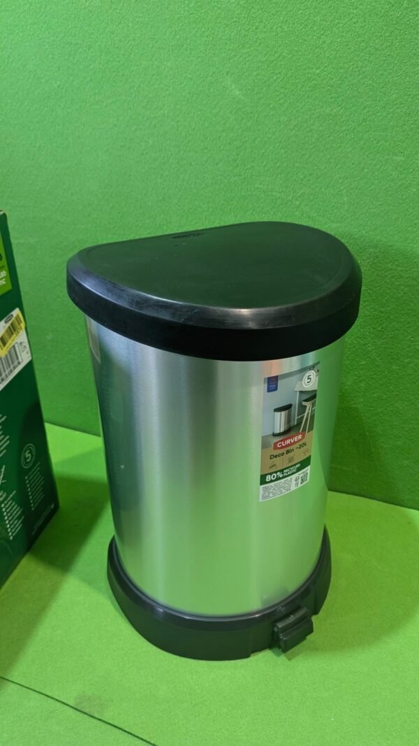 357M - Curver Cubo de basura con pedal 20L