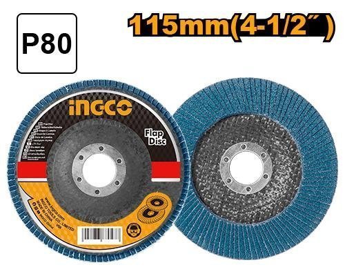 fdz1153-disco-de-laminas-ingco-115mm-p80-oxido-de-circonio-para-acero-inoxidable-compraconcabeza-com-1 FDZ1153 - Disco de Láminas INGCO 115mm P80 - Óxido de Circonio para Acero Inoxidable