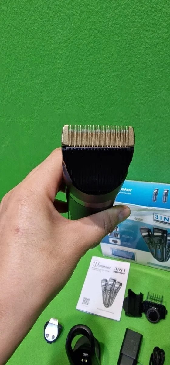 635E - Hatteker Cortapelos Recortador de Barba Hombre