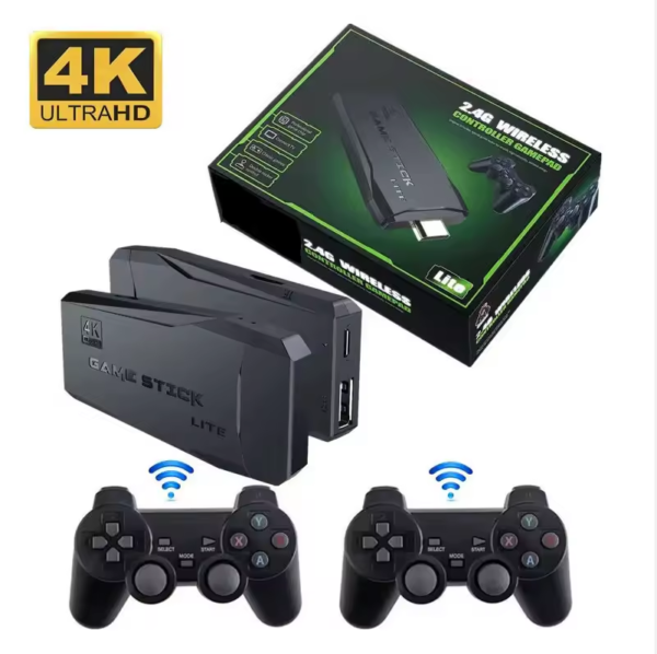 M8 - Consola de Videojuegos M8 con 20000 Juegos Integrados, Control Inalámbrico 2.4G, 2 Gamepad