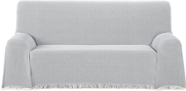 518AA - Martina Home Foulard Multiusos Espiga 180X260 Cm Crudo/Gris