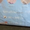 518AA - Martina Home Foulard Multiusos Espiga 180X260 Cm Crudo/Gris
