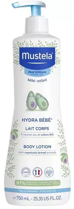 Mustela - Mustela Hydra Bebé Leche Corporal Natural 750 ml