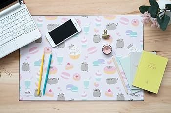 323M - Protector de escritorio Pusheen Rose