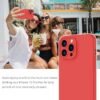 865E - Qinzhijia Funda magnética de Silicona para iPhone 14 Pro MAX