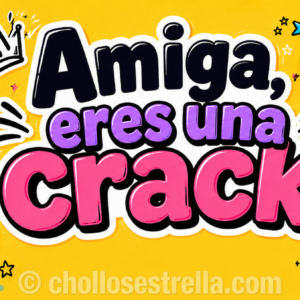 Taza Amiga Eres una Crack