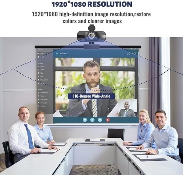 1443C. - Webcam 1080P Full HD con Micrófono