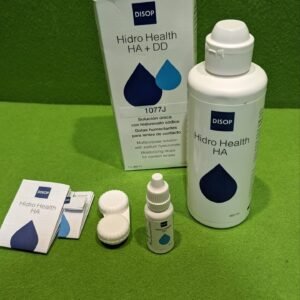 1077J - Hidro Health HA Solución Única con Ácido Hialurónico para todo Tipo de Lentes de Contacto