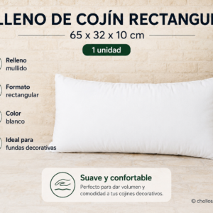 Relleno de cojín rectangular