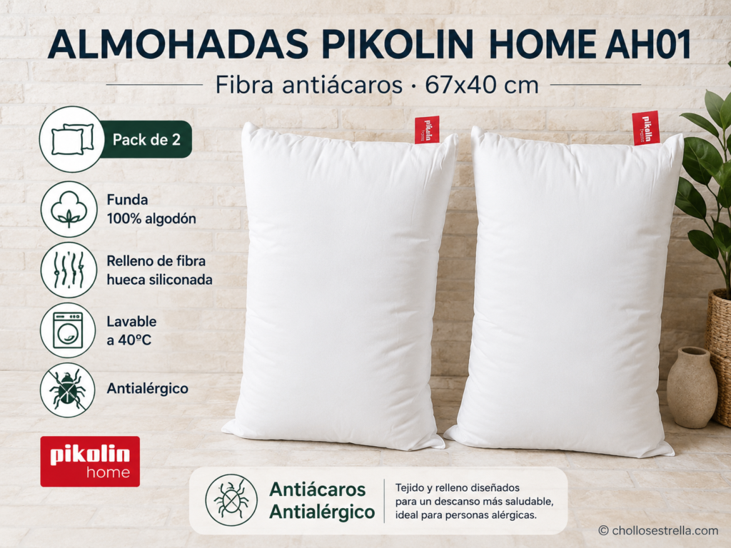 474M - Pack de Almohadas Pikolin Home