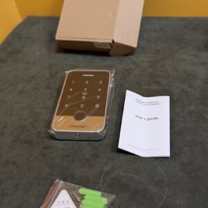 698L - Control de acceso biométrico con huella, teclado y tarjeta RFID 12V