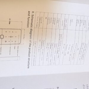 698L - Control de acceso biométrico con huella, teclado y tarjeta RFID 12V