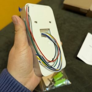 698L - Control de acceso biométrico con huella, teclado y tarjeta RFID 12V