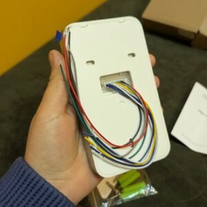 698L - Control de acceso biométrico con huella, teclado y tarjeta RFID 12V