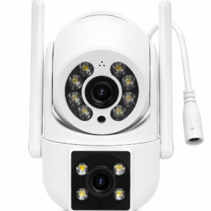Cámara IP WiFi Tuya 8MP PTZ doble lente