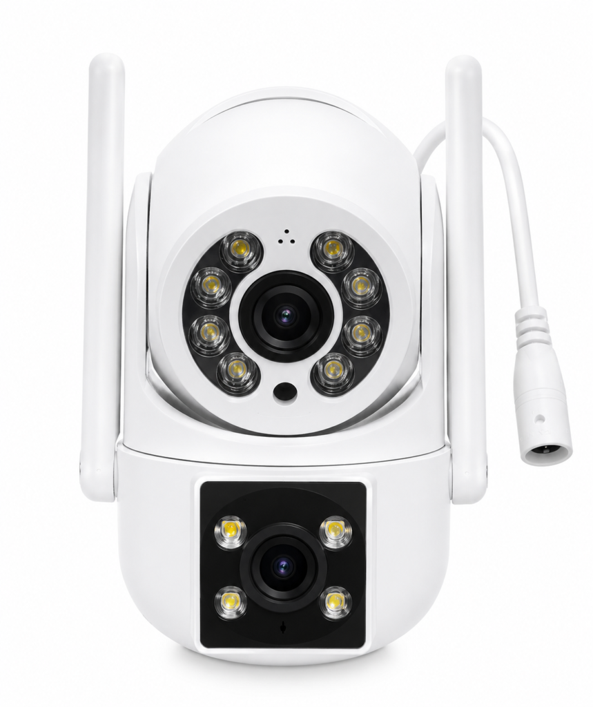 699L - Cámara IP WiFi Tuya 8MP PTZ doble lente