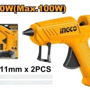 GG148 - Pistola de Silicona Caliente Profesional INGCO 100W - Flujo Rápido 18g/min