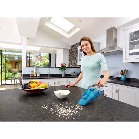 Black+Decker dustbuster Wet & Dry Aspiradora de Mano Inalámbrica 7.2V, WDC215WA-QW