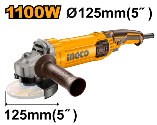 AMOLADORA 125MM 1100 W INGCO AG110038E