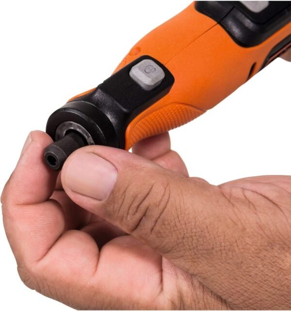 BLACK+DECKER BCRT8I, Multi-Herramienta Rotativa 7.2 V con 53 Accesorios