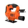 BLACK+DECKER Sierra de calar con cable 400W, 3000 cpm, carrera de 18 mm, corte en bisel ±45° BES602-QS