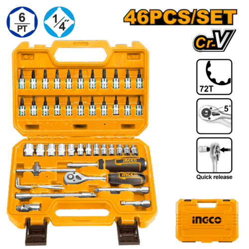 Maleta de herramientas de 45 PCS INGCO HKTS14462