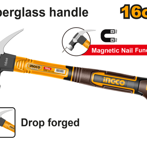 Martillo de orejas para puntas de 450 G INGCO HCH81016