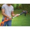 BLACK+DECKER Cortabordes y desbrozadora 18V, ancho de corte 25 cm, batería 2Ah ST182320-QW