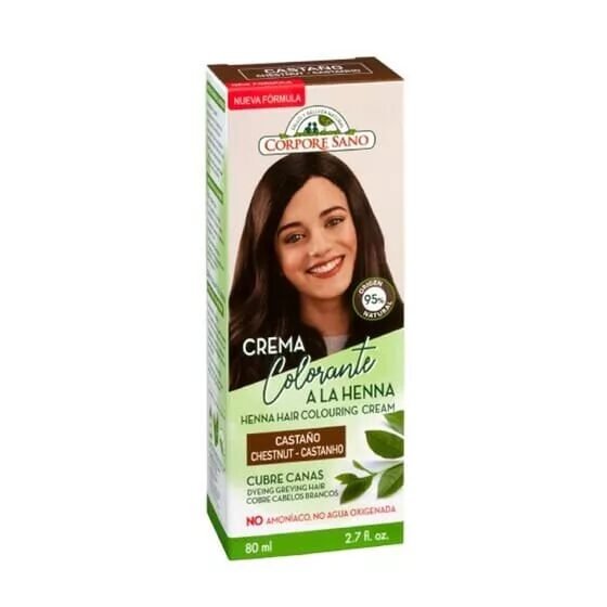 CREMA COLORANTE CABELLO CASTAÑO 80 ML en Riobamba, Chimborazo