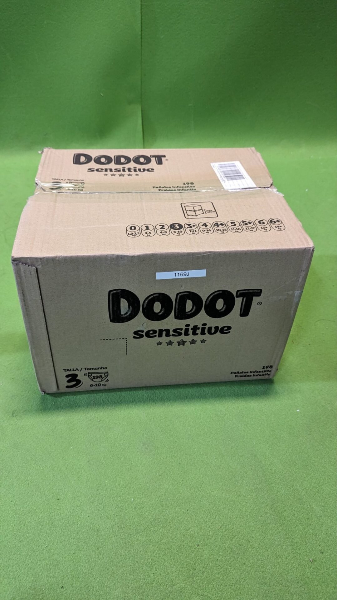 Foto 5 de Dodot Pañales Bebé Sensitive Talla 3 (6-10 kg) 198 Pañales