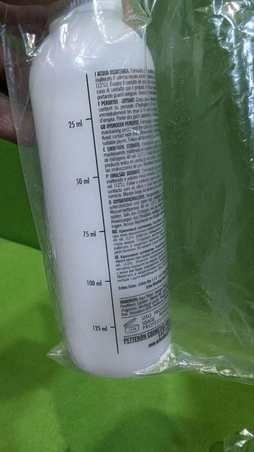Foto 4 de Echosline Oxigenada 40 Vol 150 ml