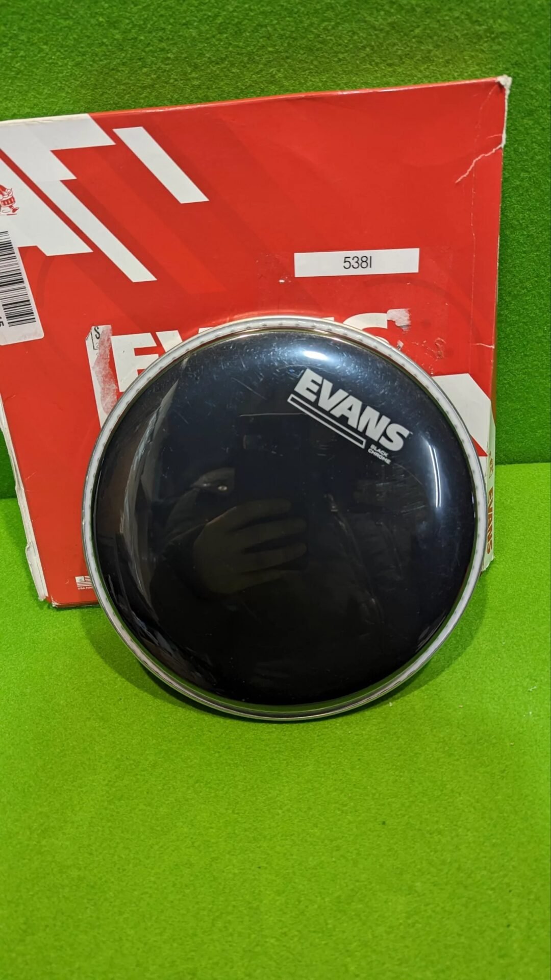Evans 08 pulgadas (20cm), TT08CHR (parche negro para tambor) en Riobamba, Chimborazo