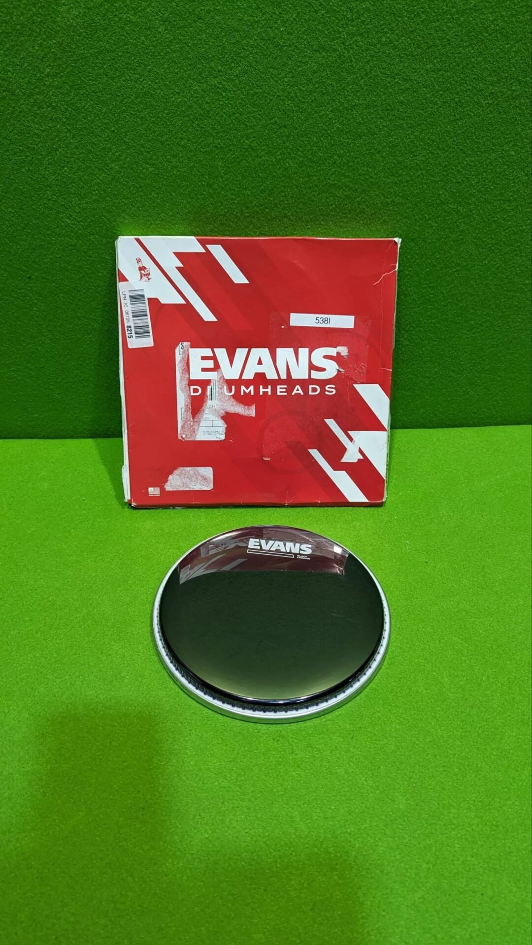 Foto 5 de Evans 08 pulgadas (20cm), TT08CHR (parche negro para tambor)