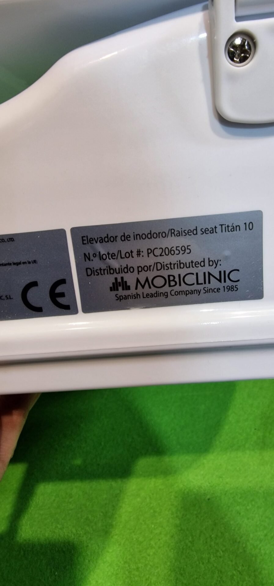 Foto 3 de Mobiclinic Elevador WC para adulto Con tapa